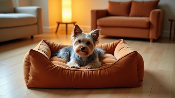 Un coussin déhoussable pour chien alliant confort et praticité